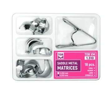کیت سدل ماتریکس زین اسبی یونیورسال تورویام – Saddle Metal Sectional Matrices TorVM