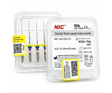 فایل روتاری طلایی مدل KV2+ تیپر ثابت 2%  NIC