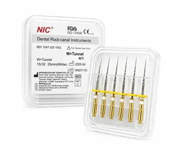 پث فایل روتاری 2% گلد رسیپروکال (25mm) NIC W+ TUUNEL