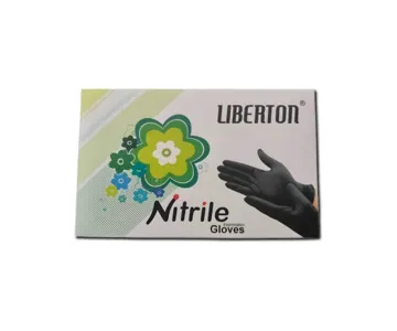 دستکش نیتریل مشکی لیبرتون LIBERTON