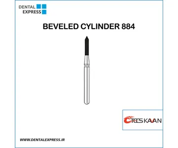 فرز الماسی توربین چمفر(بِوِل) تیزکاوان کد 884 (استوانه سوزنی کوتاه BEVELED CYLINDER)