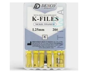 فایل دستی ( K-File ) نیکل تیتانیوم 25 میلیمتری دنکو