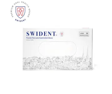دستکش لاتکس بدون پودر خارجی SWIDENT
