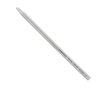 دسته آینه استیل 8 ضلعی شیاردار هانینگراد – Stainless Steel octagonal knurled Mirror handle 420 Hahnenkratt