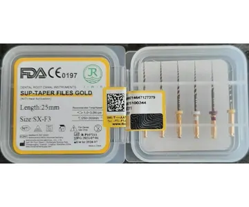 فایل روتاری روژین گلد (ROGIN Sup-Taper Rotary Files Gold (JWR