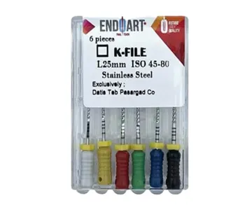 K فایل طول 25 اندو ارت – Endo Art K File 25mm Incidental