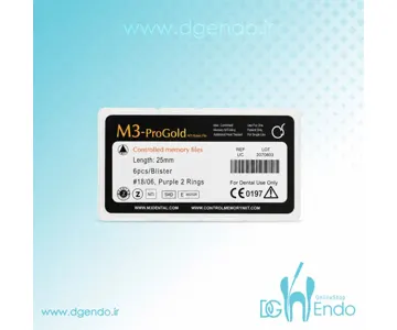 فایل روتاری 6٪ شش عددی – M3 Pro Gold Rotary File