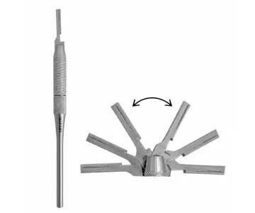 دسته تیغ چرخشی کاریزما (دسته بیستوری)