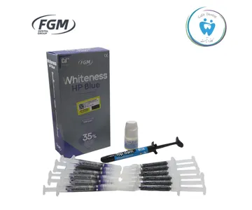 کیت بلیچینگ مطب سرنگی سلف سه بیماره اف جی ام – WHITENESS FGM HP BLUE 35%