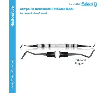 قلم کامپوزیت تیتانیومی مشکی Falcon - (Plugger)