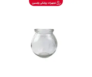 لیوان بادکش شیشه ای سایز 2