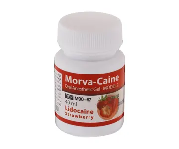 ژل بی حسی توت فرنگی مروابن MORVABON Morva-Caine