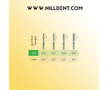 فرز الماسی سیلندری متوسط دیا ایتالیا (Cylinders-M 110) کد 110