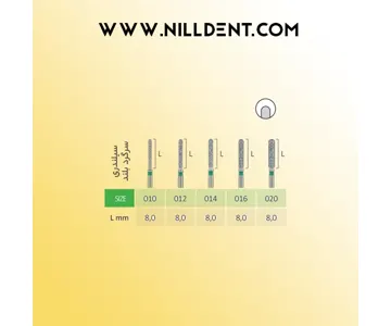 فرز الماسی سیلندری سرگرد بلند دیا ایتالیا (Cylinder Round 141) کد 141