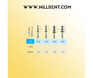 فرز الماسی نشانگر با سر محافظ (درخت کریسمس) دیا ایتالیا (Depth Cut 510) کد 510