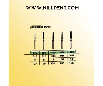فرز روند اند تیپر (Round End Taper) الماسه تراش Mr.D مستر دندان کد 850