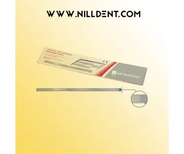 نوار پرداخت استیل الماسی مرکز اره (6 عددی) میکرودنت Microdont Stainless Steel Diamond Saw Blades Strips