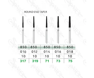 فرز الماسی توربین تراش ROUND END TAPER 850  تیزکاوان TEES KAVAN