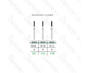 فرز الماسی توربین تراش 6 میل ROUND END CYLINDER 880  تیزکاوان TEESKAVAN