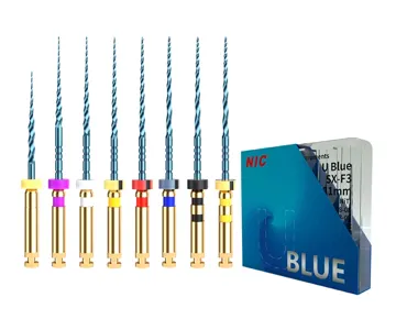 فایل روتاری U Blue NIC – فایل نیکل-تیتانیوم حرارت‌دیده با طراحی مثلثی برای آماده‌سازی کانال ریشه