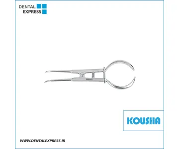 فورسپس كلمپ يك خم ١٧٠mm کوشا – ⁦Kousha⁩